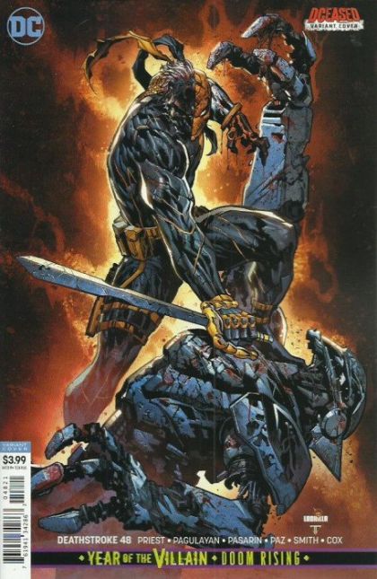 Deathstroke, Vol. 4 #48B (Variant Ken Lashley DCeased Cover) Cover