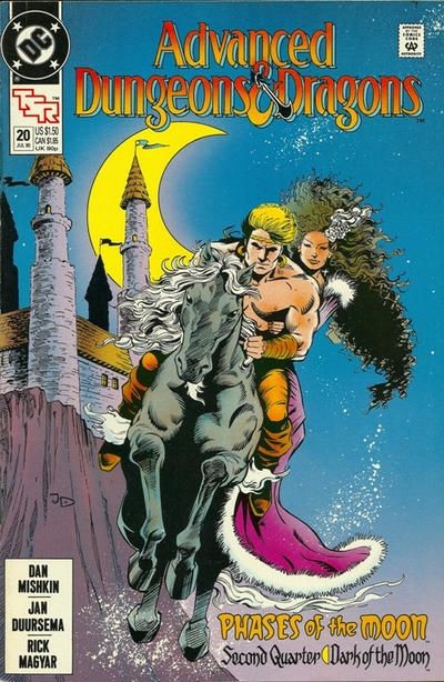 Advanced Dungeons & Dragons #20A (Direct Edition) Cover