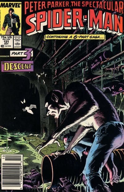 The Spectacular Spider-Man, Vol. 1 #131B (Newsstand Edition) Cover