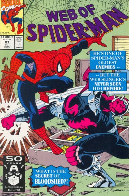 Web of Spider-Man, Vol. 1 #81A (Direct Edition) Cover
