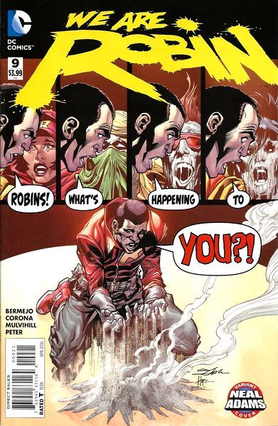 We Are Robin #9B (Neal Admas Variant) Cover