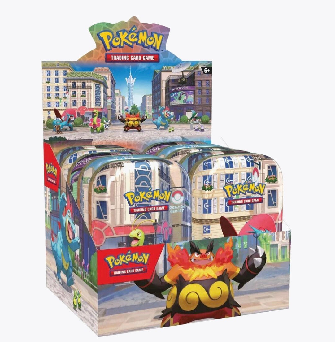 Lumiose City Mini Tin Display- Sealed box
