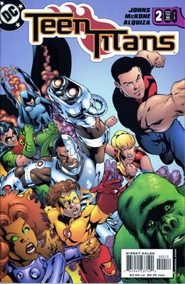 Teen Titans, Vol. 3 #2B (2nd Printing) Cover