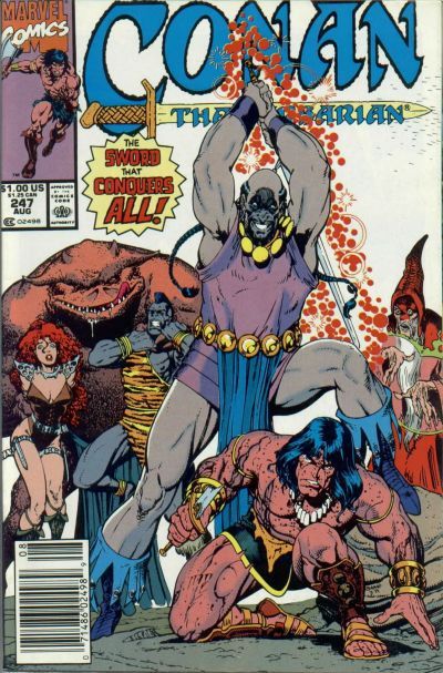 Conan the Barbarian, Vol. 1 #247B (Newsstand Edition) Cover
