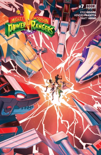 Mighty Morphin Power Rangers, Vol. 1 (Boom! Studios) #7A (Jamal Campbell Regular) Cover