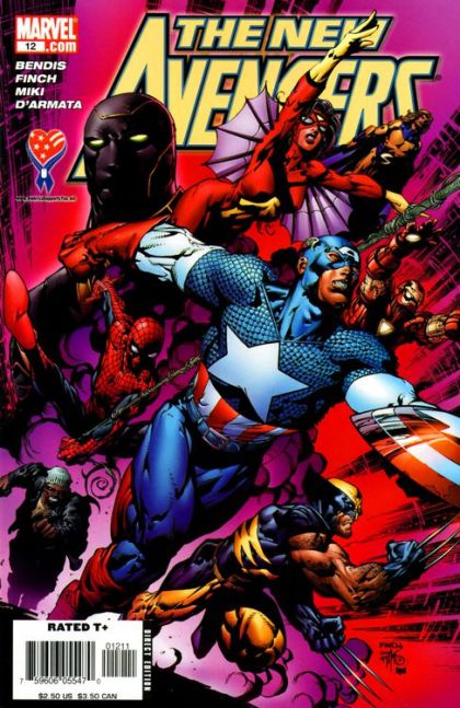 New Avengers, Vol. 1 #12A (David Finch Regular) Cover