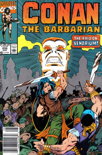 Conan the Barbarian, Vol. 1 #235B (Newsstand Edition) Cover