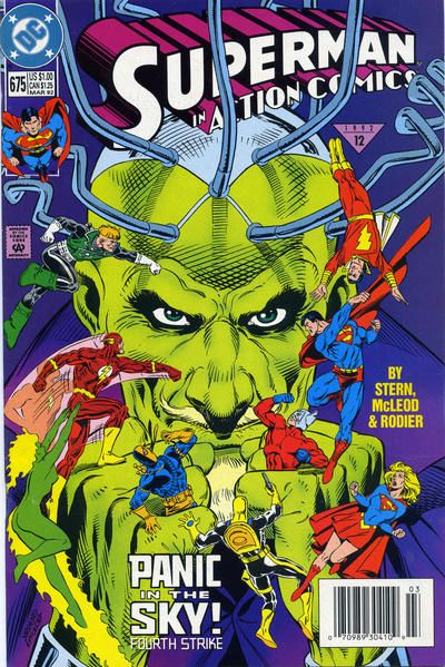 Action Comics, Vol. 1 #675B (Newsstand Edition) Cover