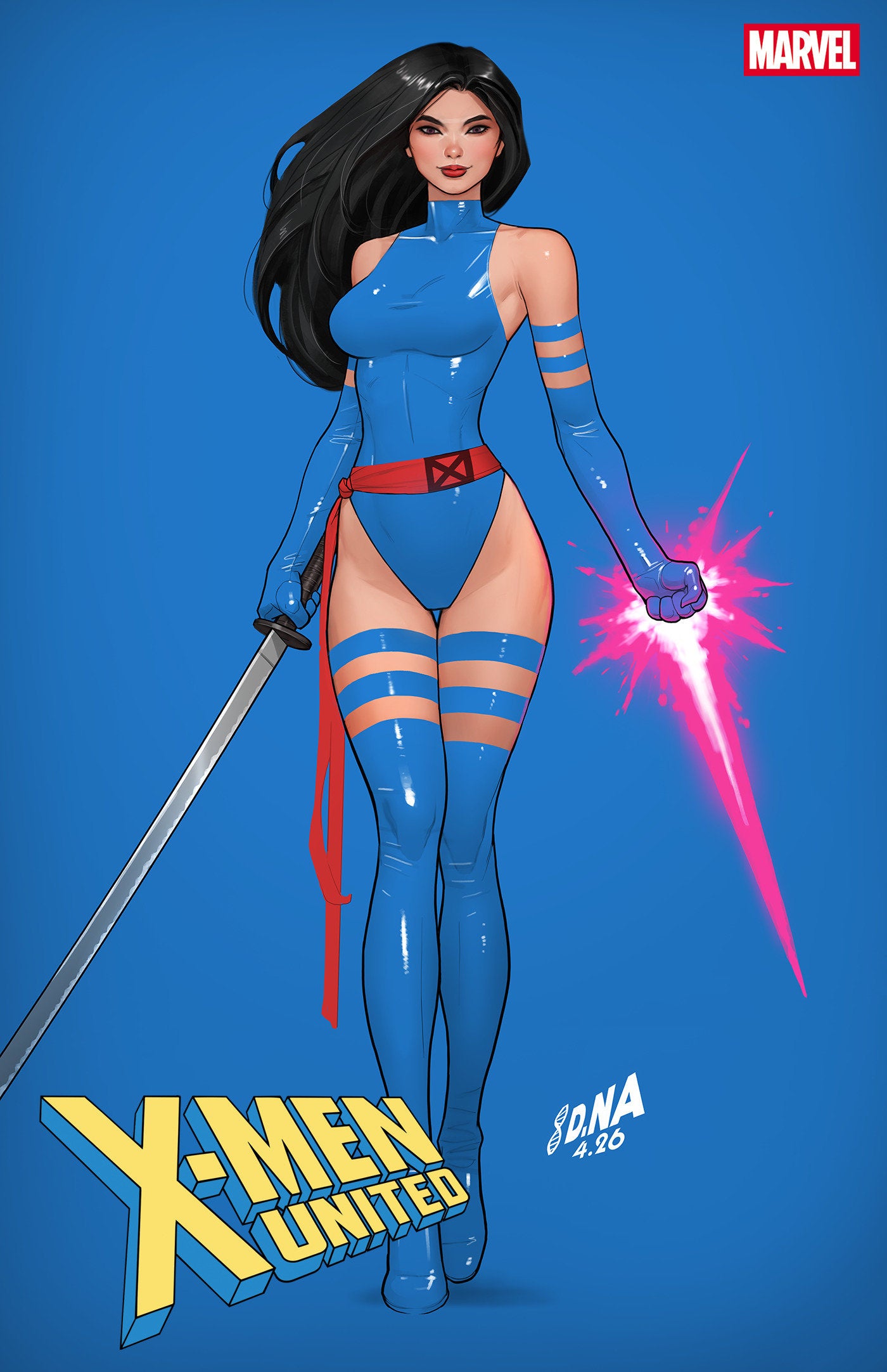 X-MENトランプ X-Men United #5 David Nakayama Color Block Blue Variant – Neon Comics