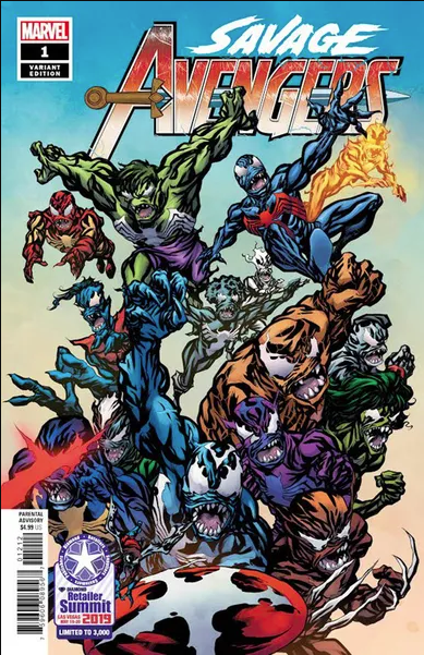 Savage Avengers, Vol. 1 #1J (Retailer Summit 2019 Mike McKone Variant) Cover