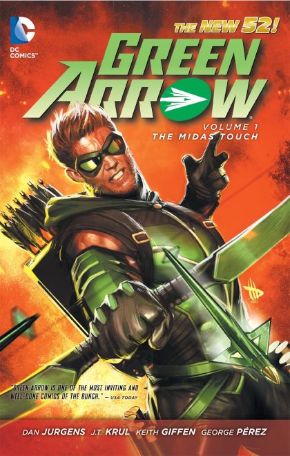 Green Arrow The midas touch cover