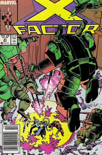 X-Factor, Vol. 1 #21B (Newsstand Edition) Cover