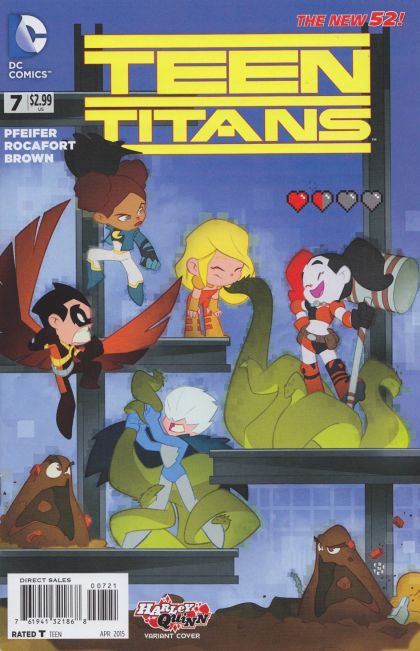 Teen Titans, Vol. 5 #7B (Harley Quinn Variant) Cover