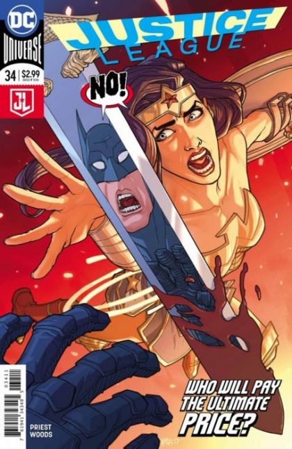 Justice League, Vol. 2 #34A (Regular Pete Woods Cover) Cover