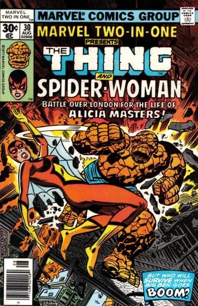 Marvel Two-in-One, Vol. 1 #30B (Newsstand Edition) Cover