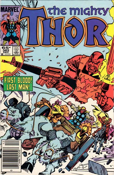Thor, Vol. 1 #362B (Newsstand Edition) Cover