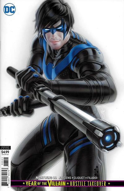 Nightwing, Vol. 4 #66B (Variant Warren Louw Card Stock Cover) Cover