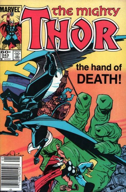 Thor, Vol. 1 #343B (Newsstand Edition) Cover