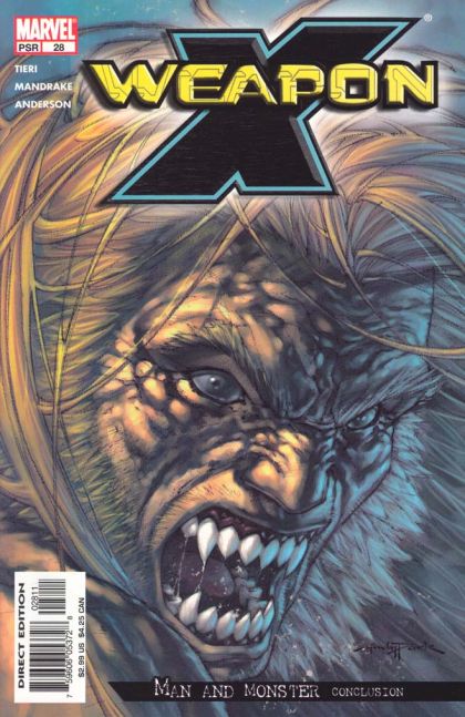 Weapon X, Vol. 2 #28A (Direct Edition) Cover