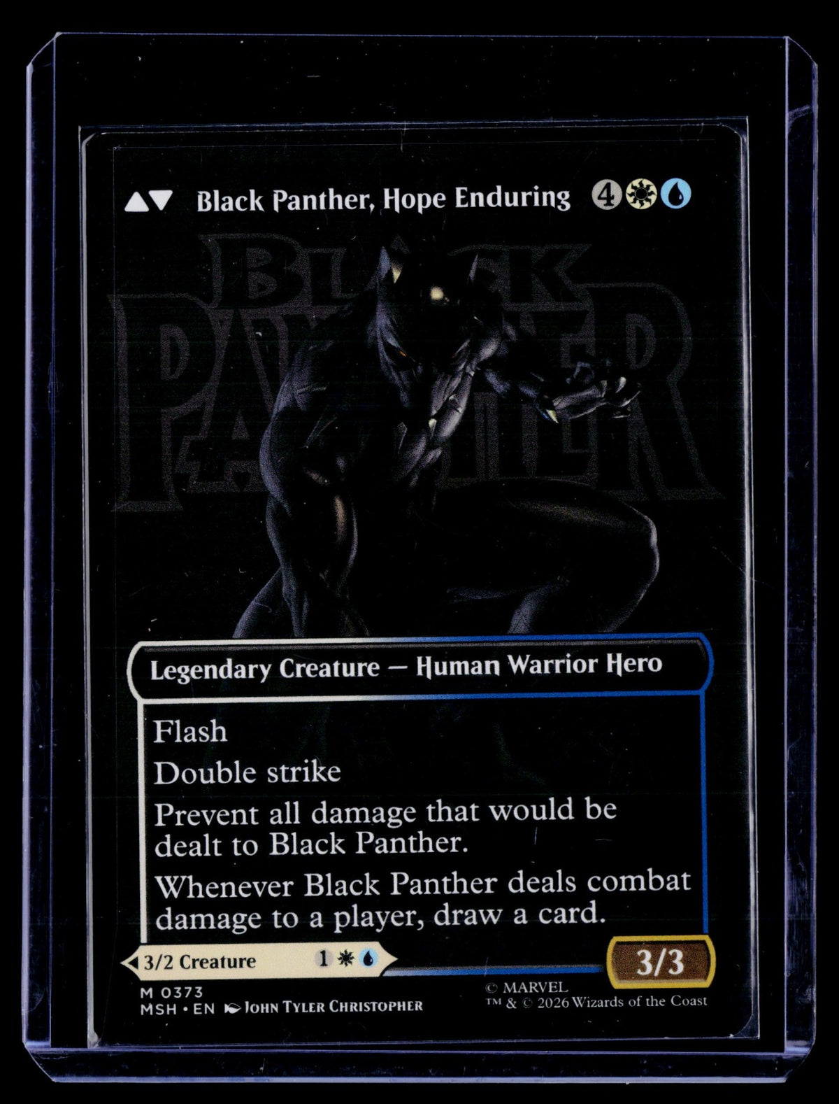 King T'Challa (Borderless) M Marvel Super Heroes 373 NM
