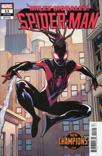 Miles Morales: Spider-Man, Vol. 2 #11B (Sara Pichelli New Champions Variant) Cover