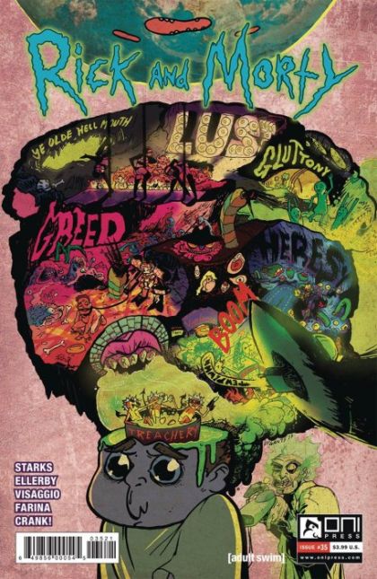 Rick and Morty, Vol. 1 #35B (Jude Vigants Variant) Cover
