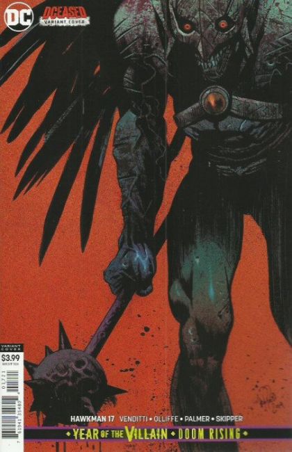 Hawkman, Vol. 5 #17B (Variant James Harren DCeased Cover) Cover