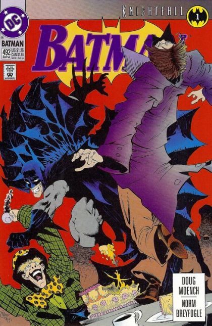 Batman, Vol. 1 #492A (Direct Edition) Cover