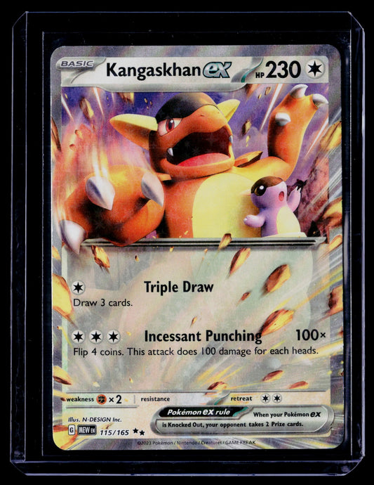Kangaskhan ex Holo Double Rare SV: Scarlet & Violet 151 115/165 NM
