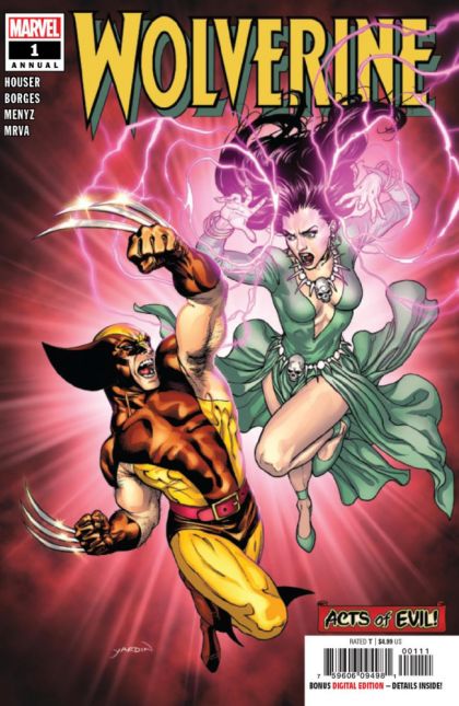 Wolverine, Vol. 6 Annual #1A (David Yardin Regular) Cover