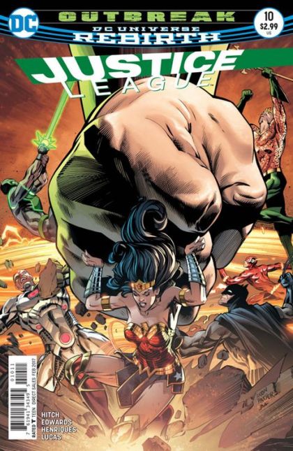 Justice League, Vol. 2 #10A (Regular Scot Eaton & Wayne Faucher Cover) Cover