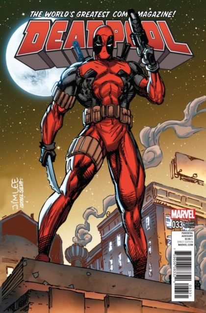 Deadpool, Vol. 5 #33C (Variant Jim Lee X-Men Trading Card Cover) Cover