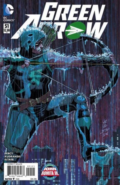 Green Arrow, Vol. 5 #51B (John Romita Jr. Variant) Cover