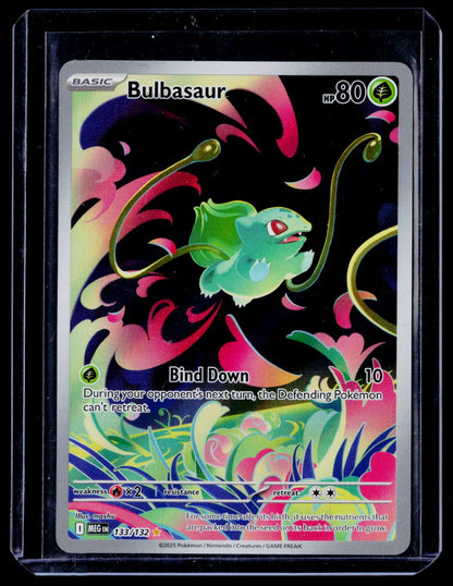 Bulbasaur Holo Illustration Rare ME01: Mega Evolution 133/132 NM