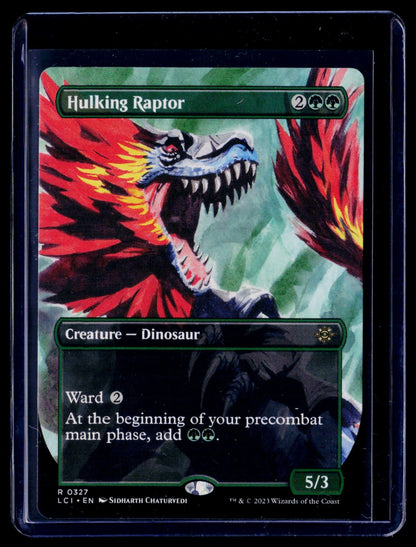 Hulking Raptor (Borderless) R The Lost Caverns of Ixalan 327 NM