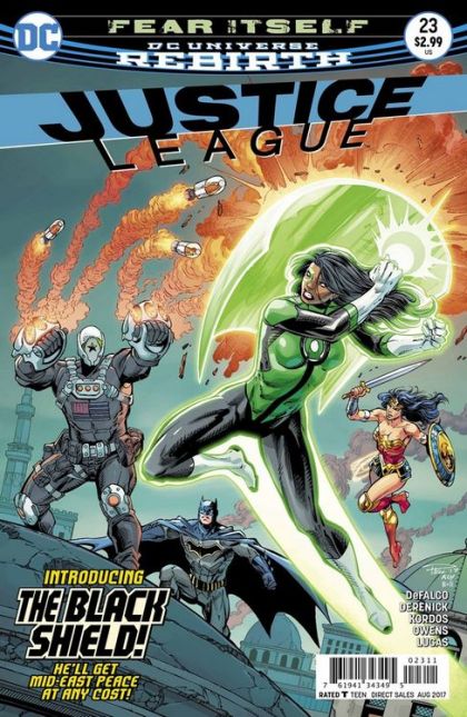 Justice League, Vol. 2 #23A (Regular Paul Pelletier & Tony Kordos Cover) Cover