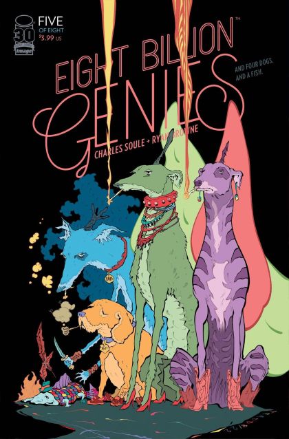 Eight Billion Genies #5B (Tradd Moore Cover) Cover