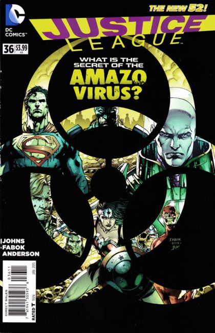 Justice League, Vol. 1 #36A (Jason Fabok Regular Cover) Cover