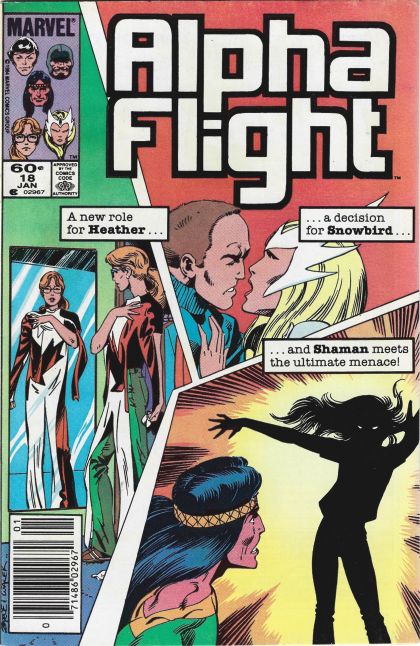 Alpha Flight, Vol. 1 #18B (Newsstand Edition) Cover