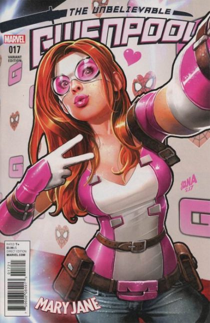 The Unbelievable Gwenpool #17B (David Nakayama Mary Jane Variant) Cover
