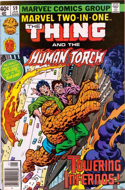 Marvel Two-in-One, Vol. 1 #59B (Newsstand Edition) Cover