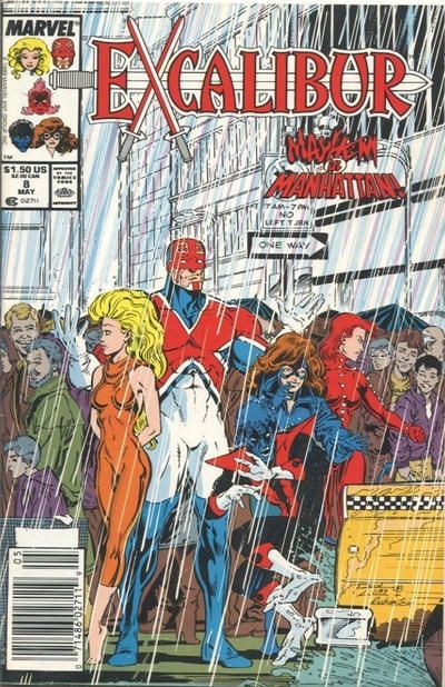 Excalibur, Vol. 1 #8B (Newsstand Edition) Cover