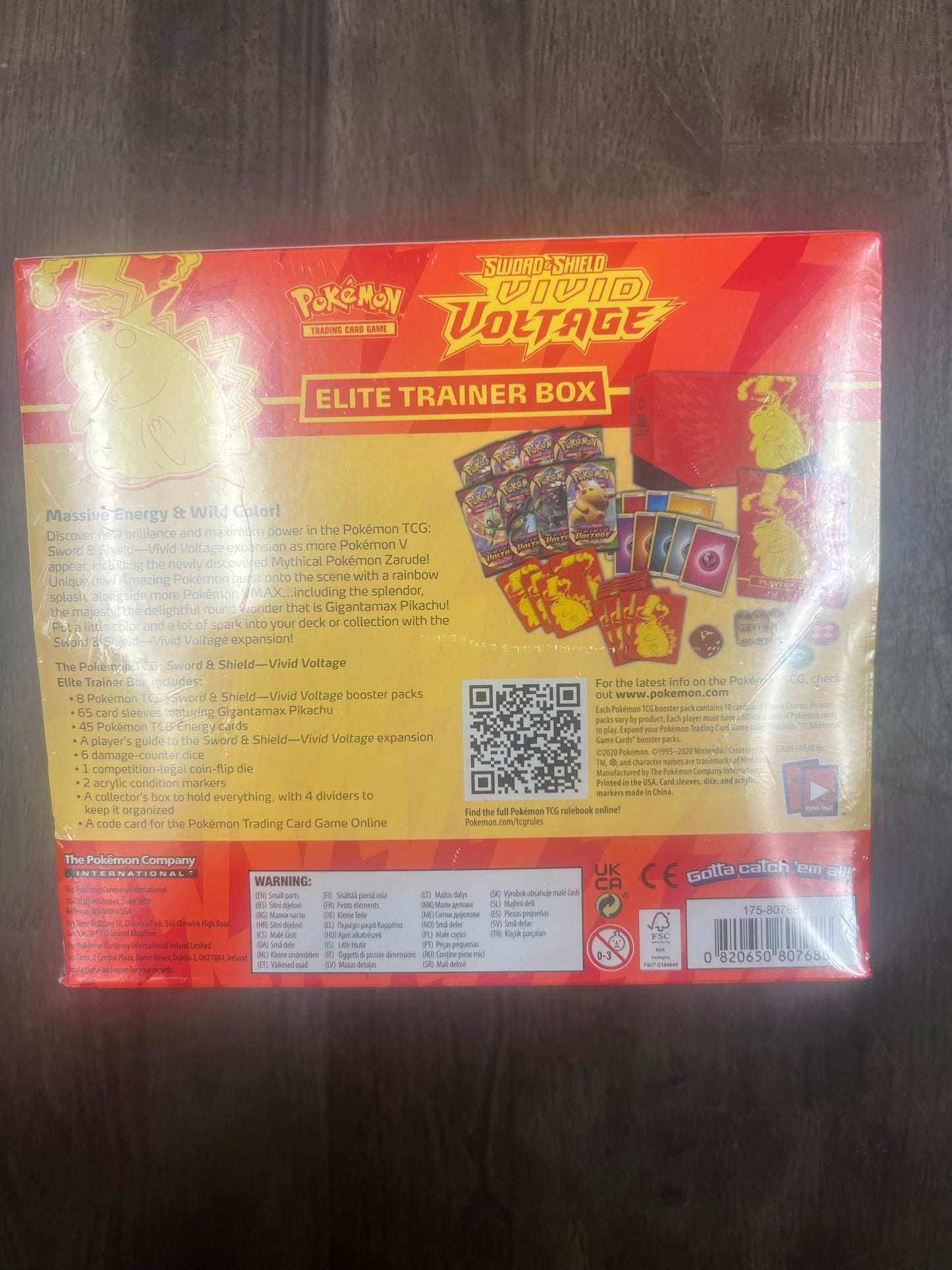 Pokémon TCG: Sword & Shield—Vivid Voltage Elite Trainer Box