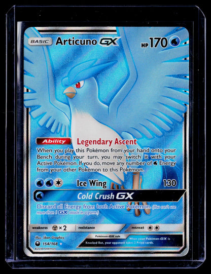 Articuno GX (Full Art) Holo Ultra Rare SM - Celestial Storm 154/168 NM
