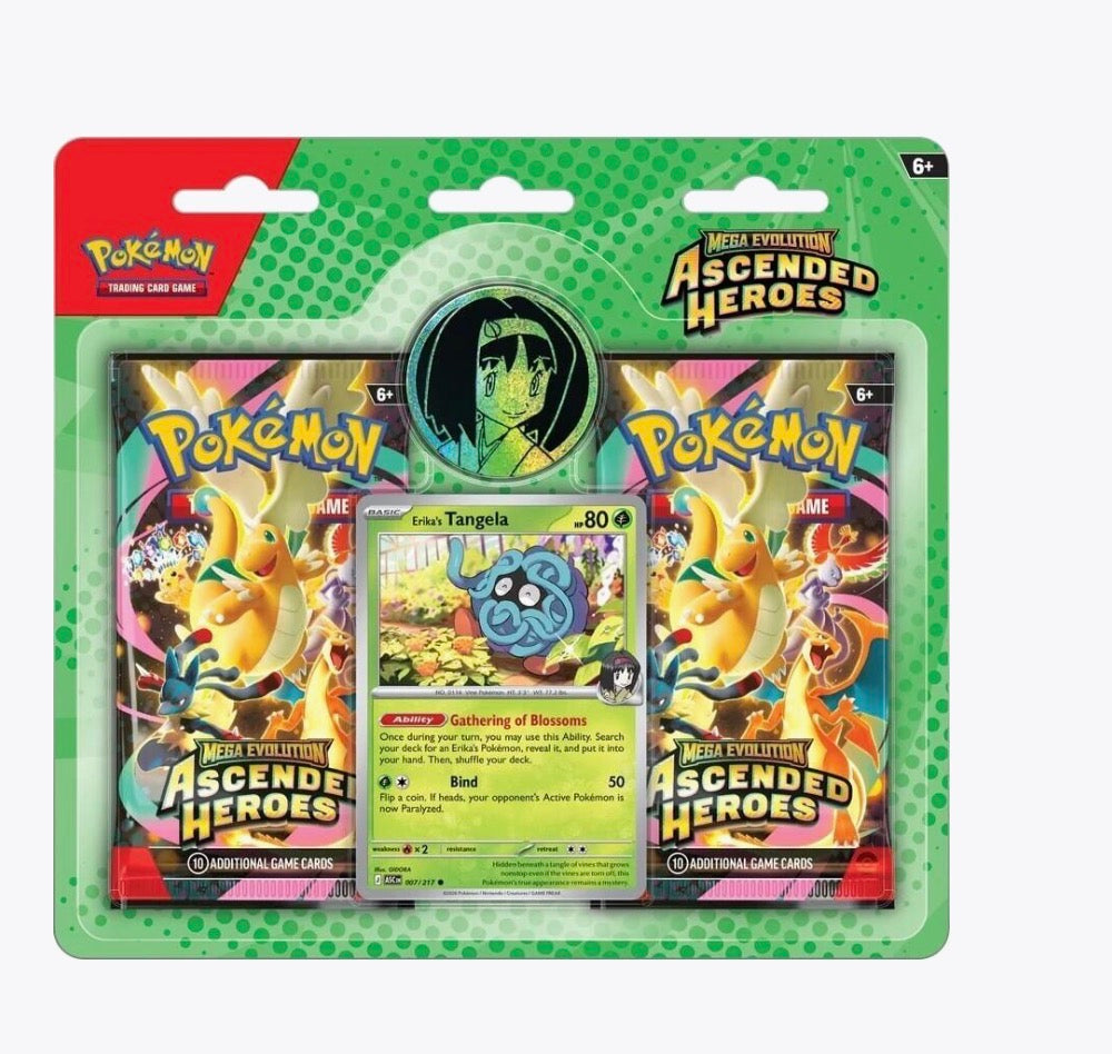 Mega Evolution: Ascended Heroes Collection - Erika (3-Tab) - ME: Ascended Heroes (ASC)