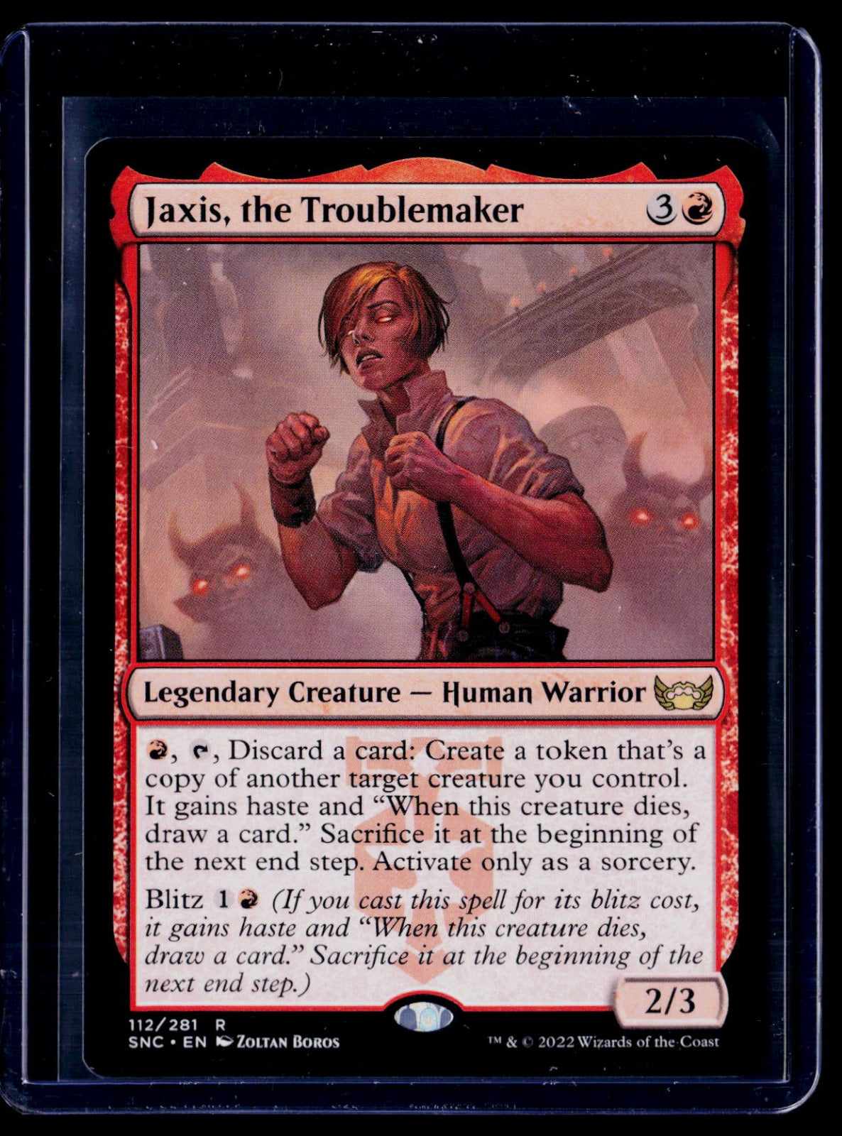 Jaxis, the Troublemaker R Streets of New Capenna 112 NM