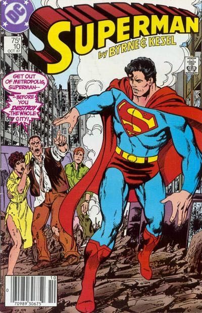 Superman, Vol. 2 #10B (Newsstand Edition) Cover