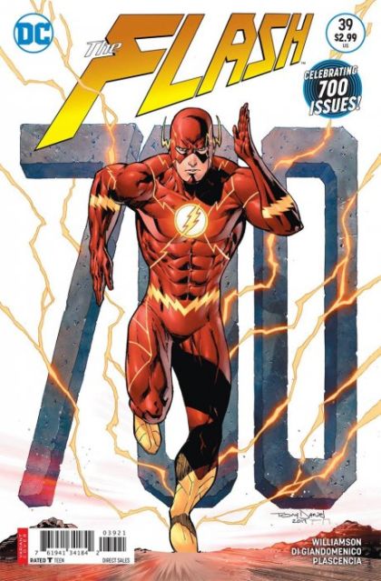 Flash, Vol. 5 #39B (Tony S Daniel Flash 700 Variant) Cover