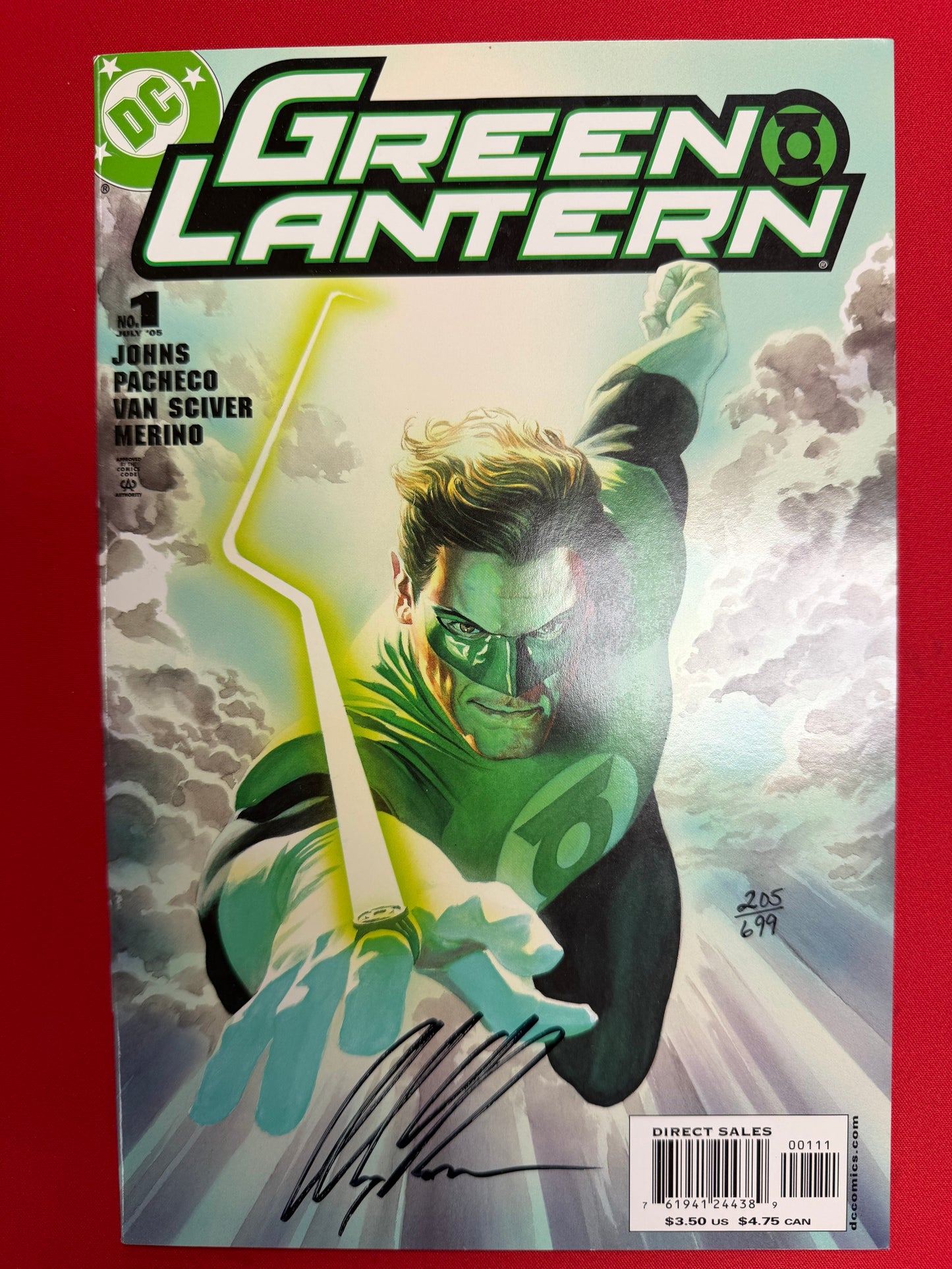 Green Lantern, Vol. 4 SIGNED BY ALEX ROSS #1B (Alex Ross Variant)