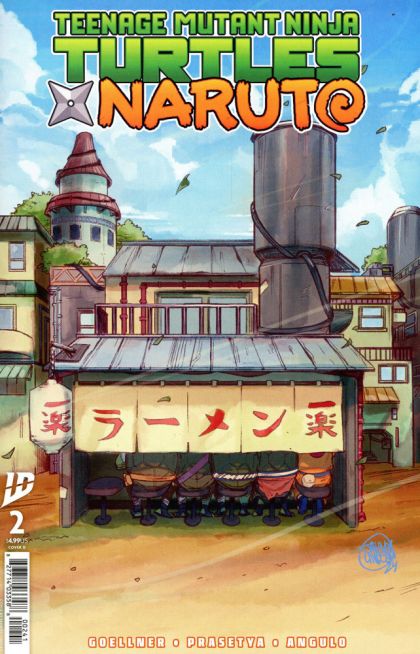 Teenage Mutant Ninja Turtles x Naruto #2D (Jahnoy Lindsay Variant) Cover